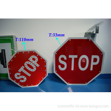2015 New Design American Stype Th 33mm LED Emergency Stop Indication Sign
